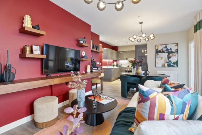 Living/dining/kitchen