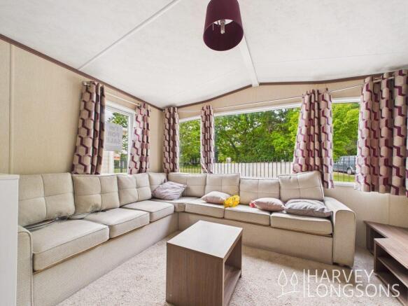 Open Plan Living Area L-shaped Sofa in the Pembert