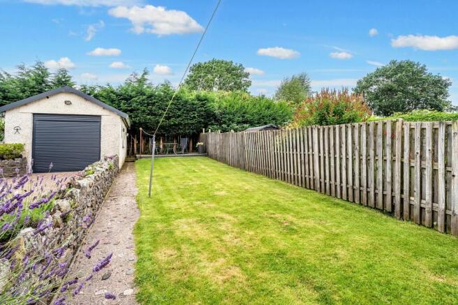 Rear garden with sunny aspect