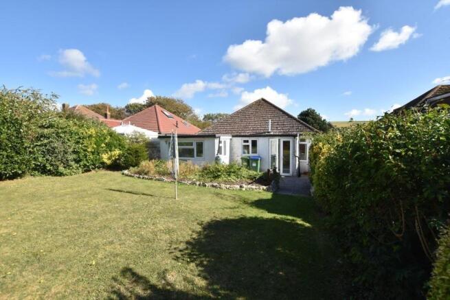 Rear of property