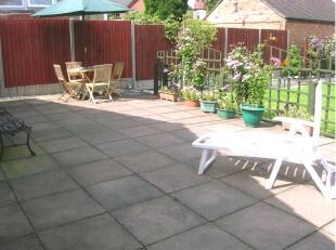 REAR EXTENSIVE PATIO
