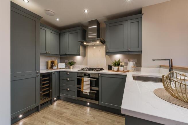 Interior view of the Kitchen in our 3 bed Kingsville home