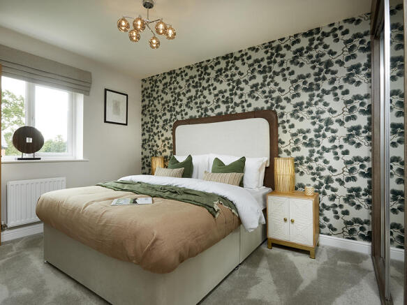 Spacious guest bedroom with en-suite