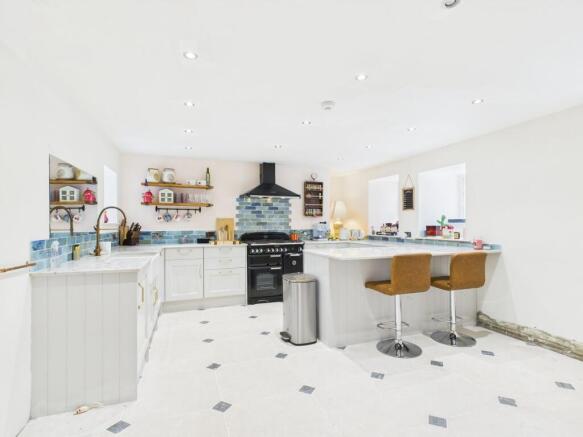 Open plan kitchen living room