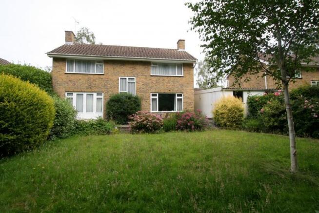 Rear of property