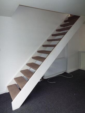 Open staircase...