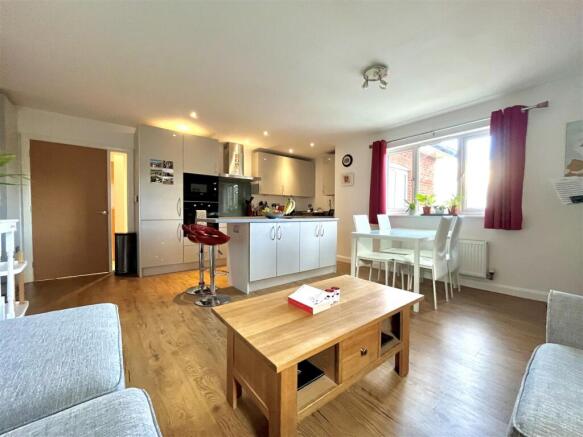 Living Room and Dining Kitchen