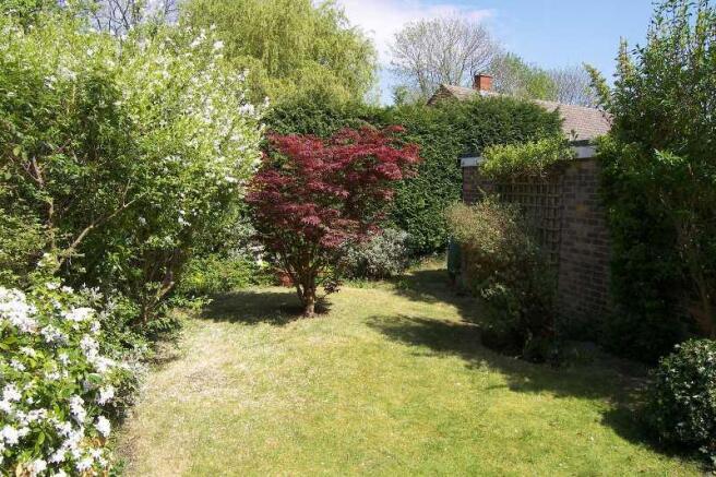 Secluded rear garden