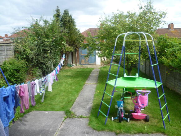 Rear family garden
