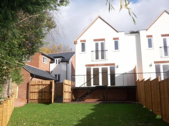 Rear of property