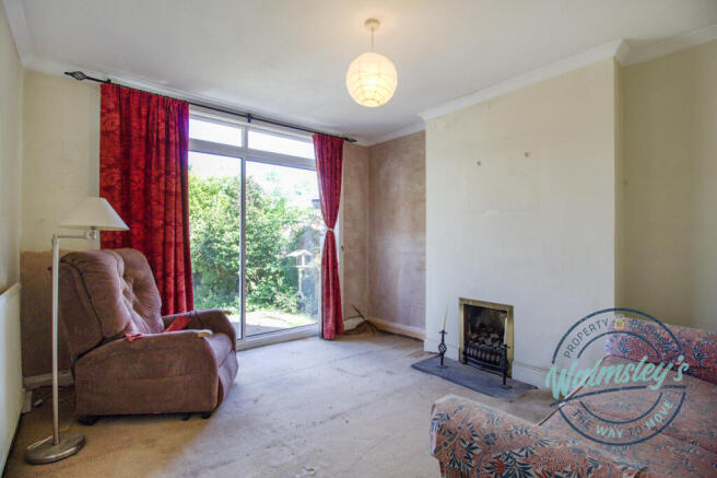 Garden room with patio doors