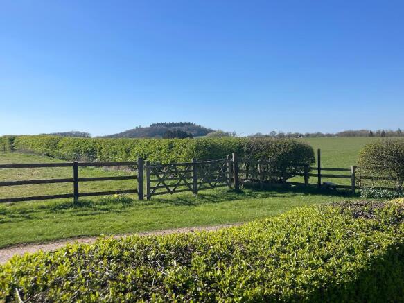 View from rear garden