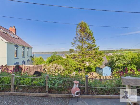 view from house garden