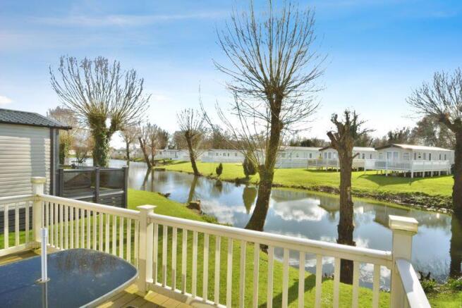 Decking and lake views