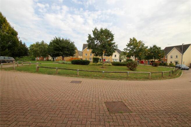 Front Green Area.