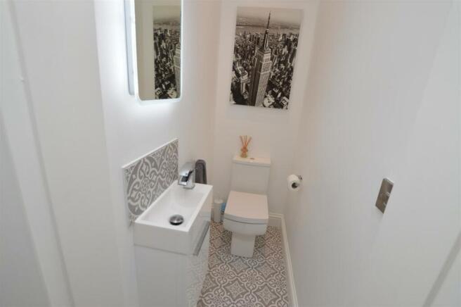 Downstairs cloakroom