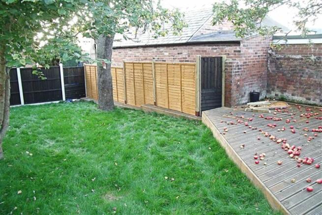 Rear garden