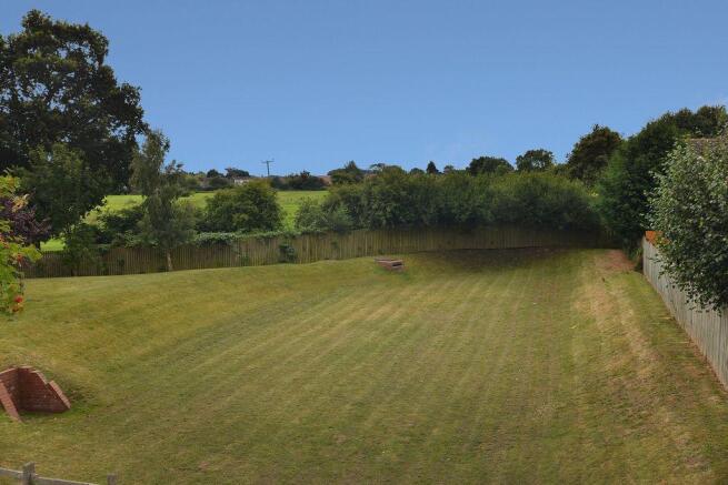 View from the front in the summer.