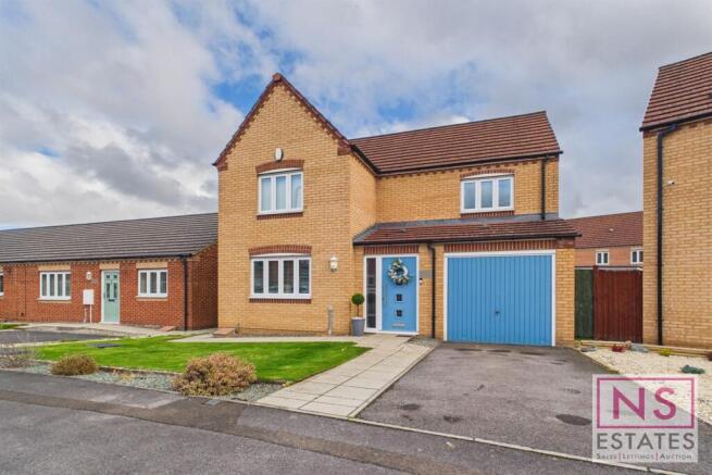 4-bed detached on Harvington Chase, Coulby Newham, Middlesbrough, TS8, £290,000