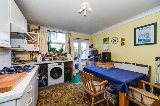 KITCHEN, DINER AND LIVING ROOM