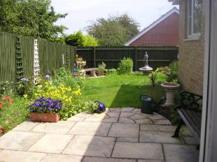 Rear garden