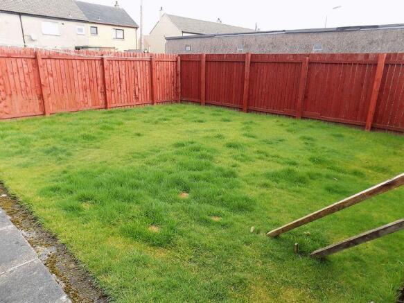 Rear lawn