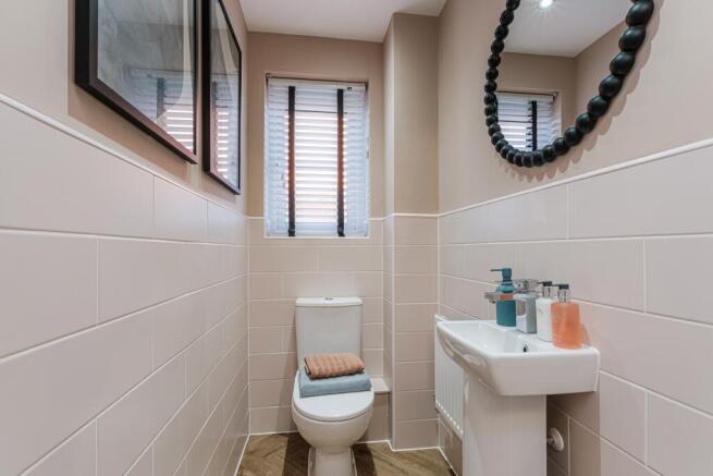 Interior view of the WC  in our 3 bed Ellerton home