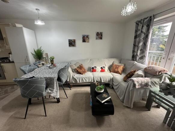 Open plan Kitchen and Lounge