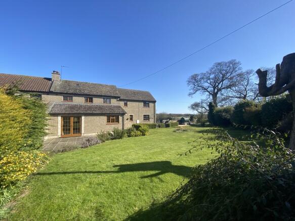 Rear of the house