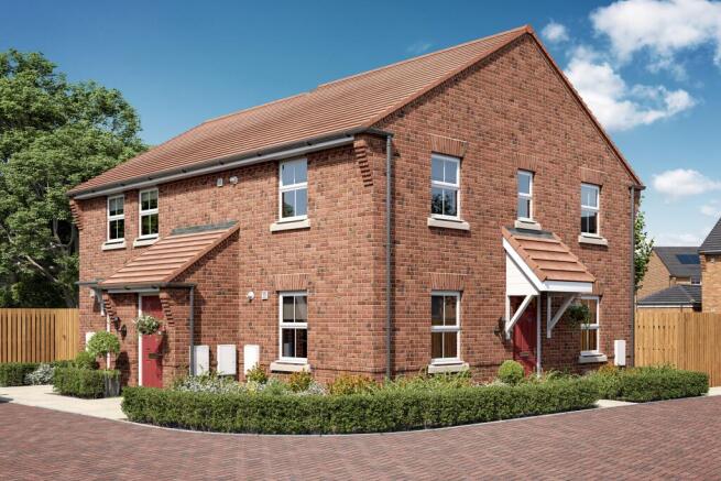 External CGI of the wadeford and henlade at the hamlets