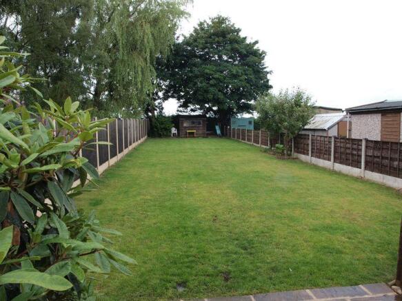 Large Rear Garden