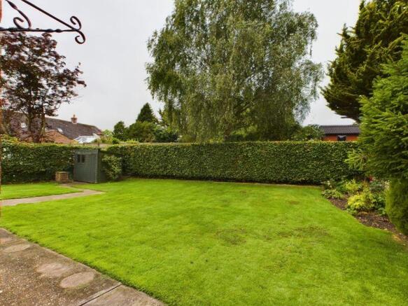 Rear garden