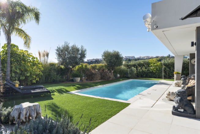 Pool and garden