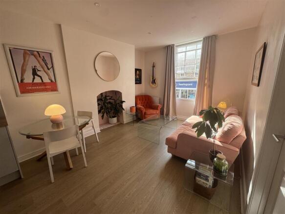 Sitting room with large window