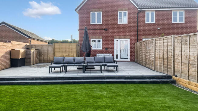 Rear garden