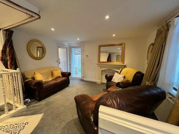 Lounge at front of house