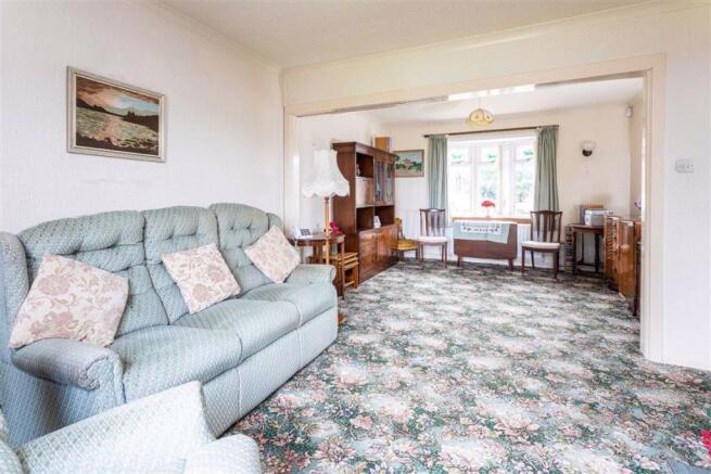 LIVING ROOM OPEN TO DINING ROOM