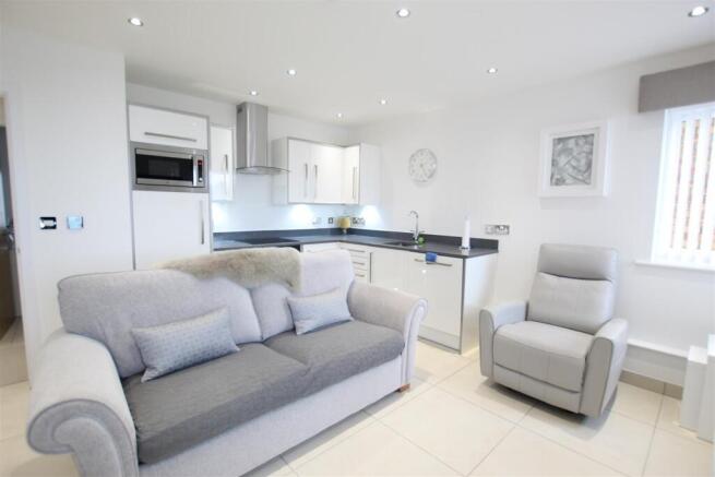 LOUNGE WITH KITCHEN AREA