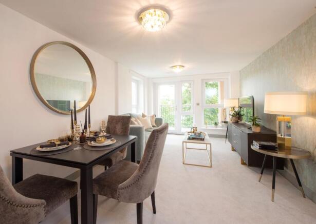 Show home dining area