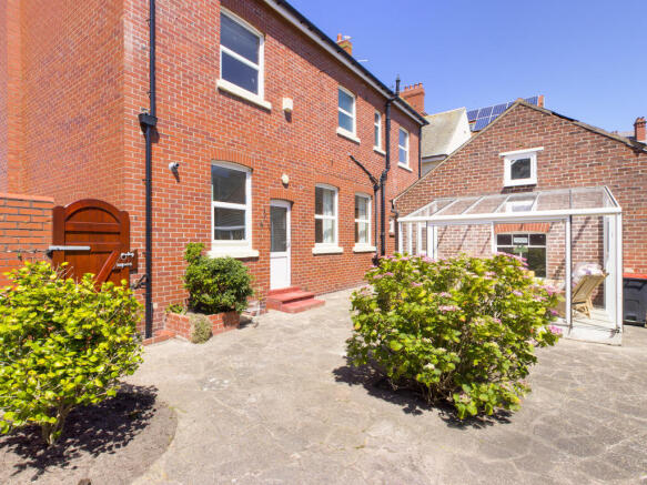 Rear of house