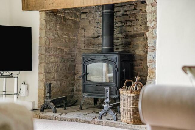 WOOD BURNER DRAWING ROOM