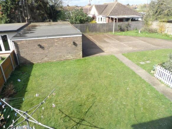 REAR GARDEN & GARAGE