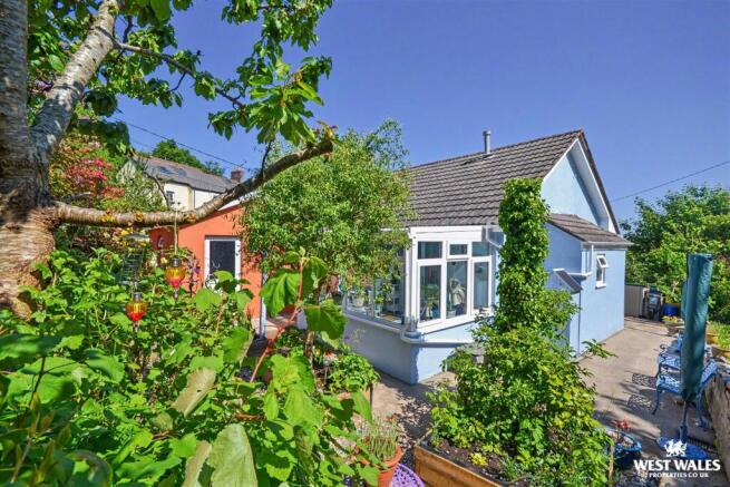 Rear of property