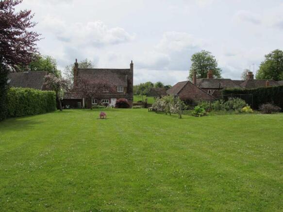 Large rear garden