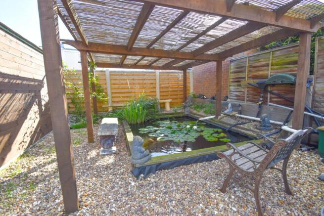 rear garden pond