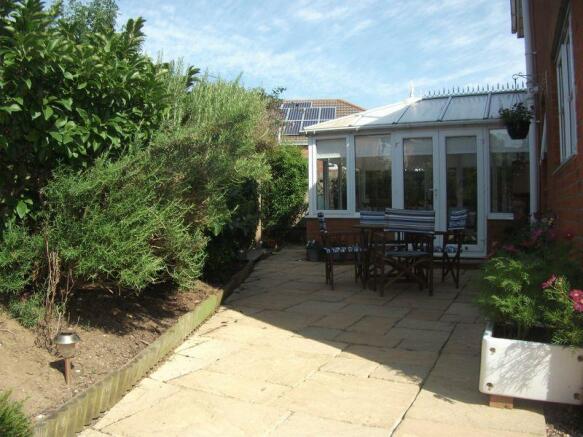 Rear patio