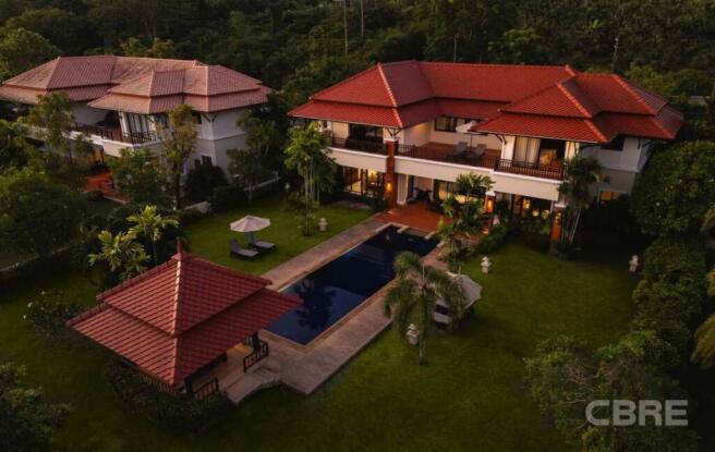 The villa
