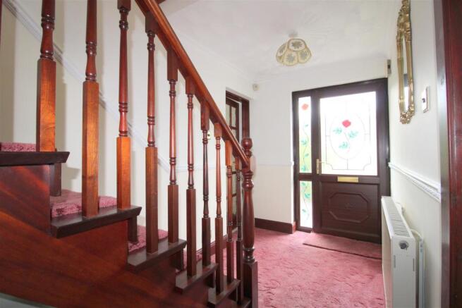 Another view of entrance hallway