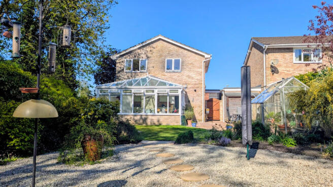 Rear of property