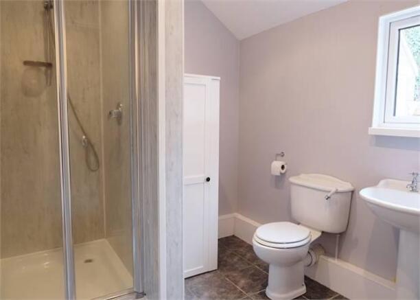 Downstairs shower room